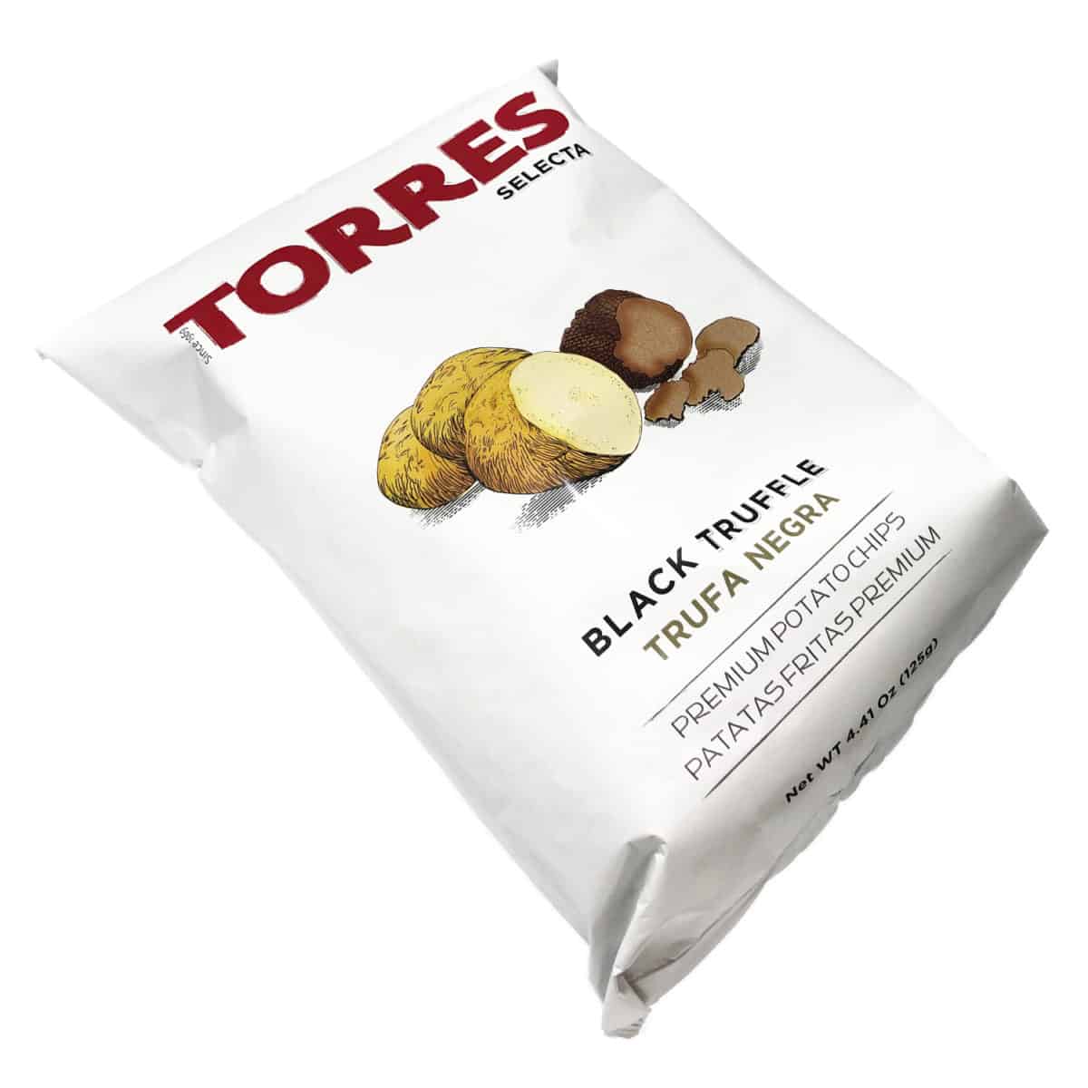 Patatas Fritas Premium Torres Select Trufa Negra 125g Chips Mit